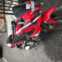 Red Bajaj Pulsar RS 200 ABS
