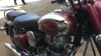 Maroon Royal Enfield Classic Chrome