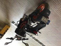 Black And Red KTM Duke 390