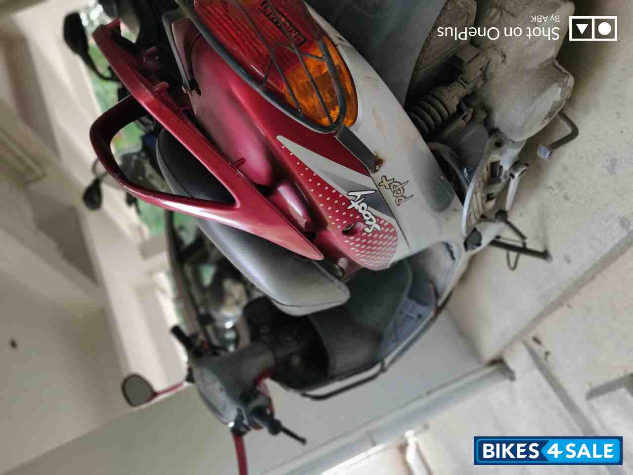 Red TVS Scooty Pep Plus