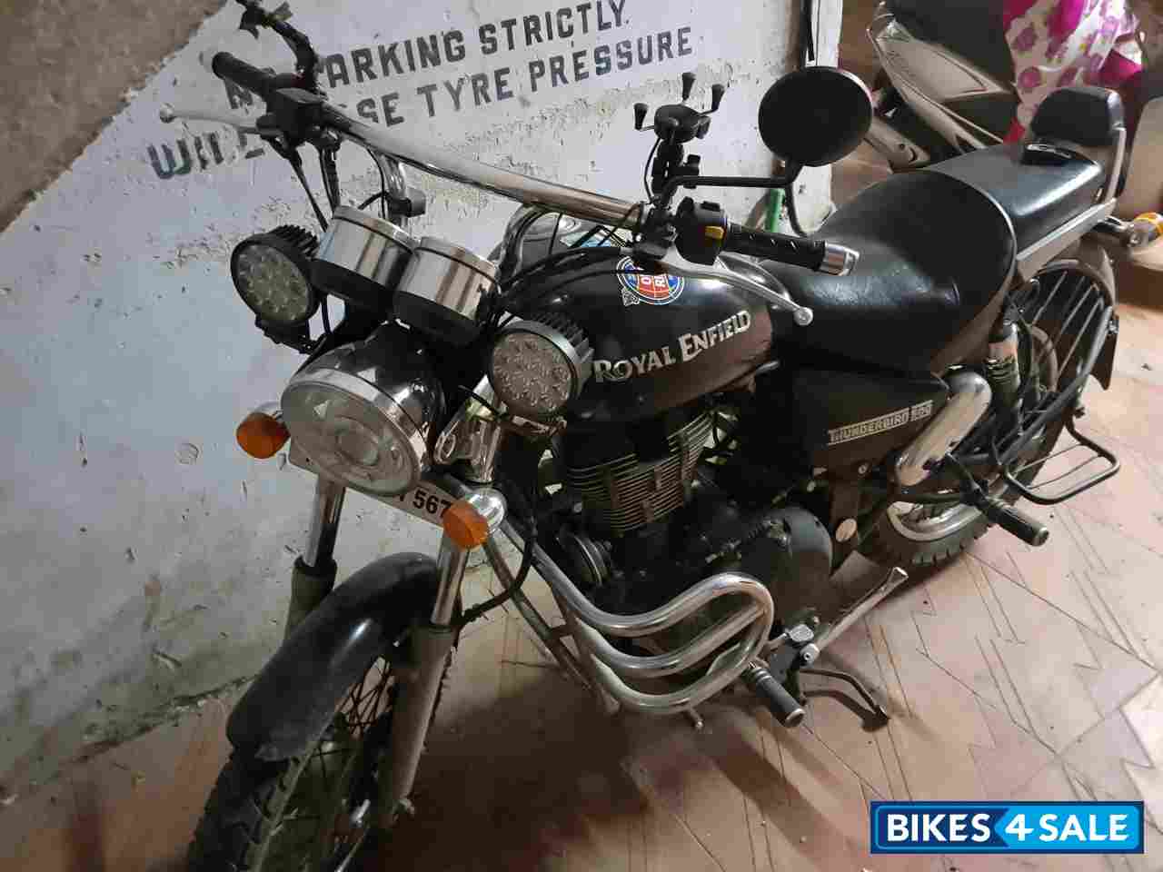 Matt Black Royal Enfield Thunderbird 500