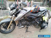Grey TVS Apache RTR 200 4V
