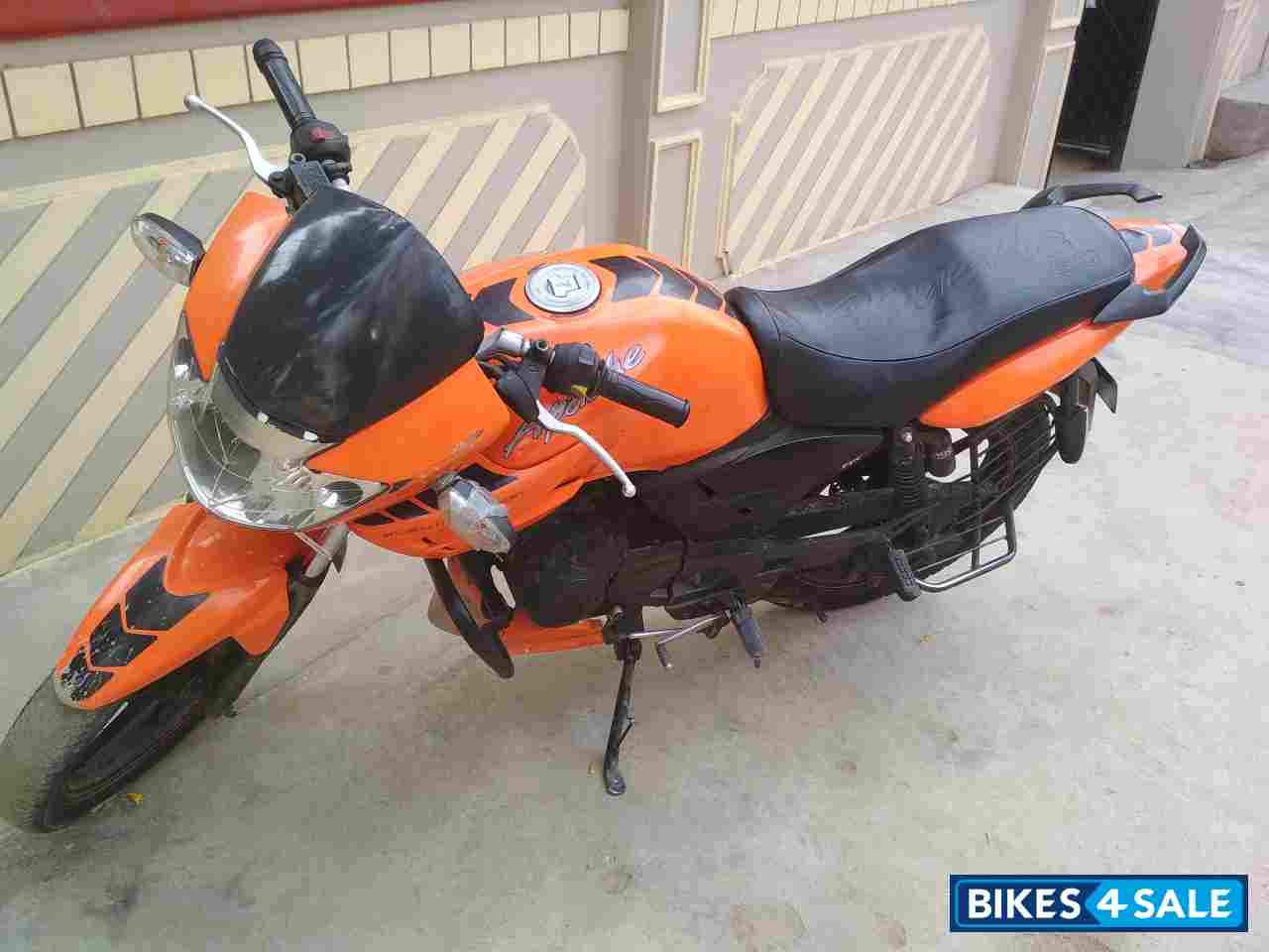 Used 08 Model Tvs Apache Rtr Fi 160 For Sale In Hyderabad Id Orange Colour Bikes4sale