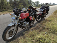 Red Royal Enfield Continental GT 535
