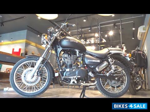 Matt Black Royal Enfield Thunderbird 350