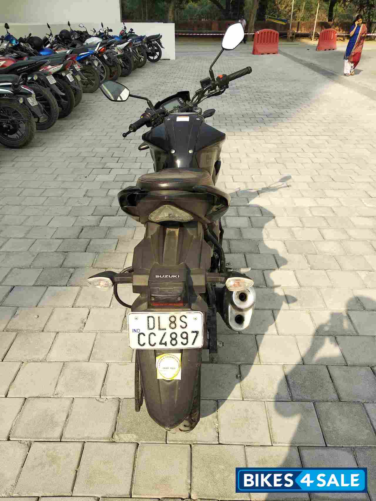 Black Suzuki Gixxer 155 cc Rear Disc Variant