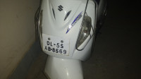 White Suzuki Access 125