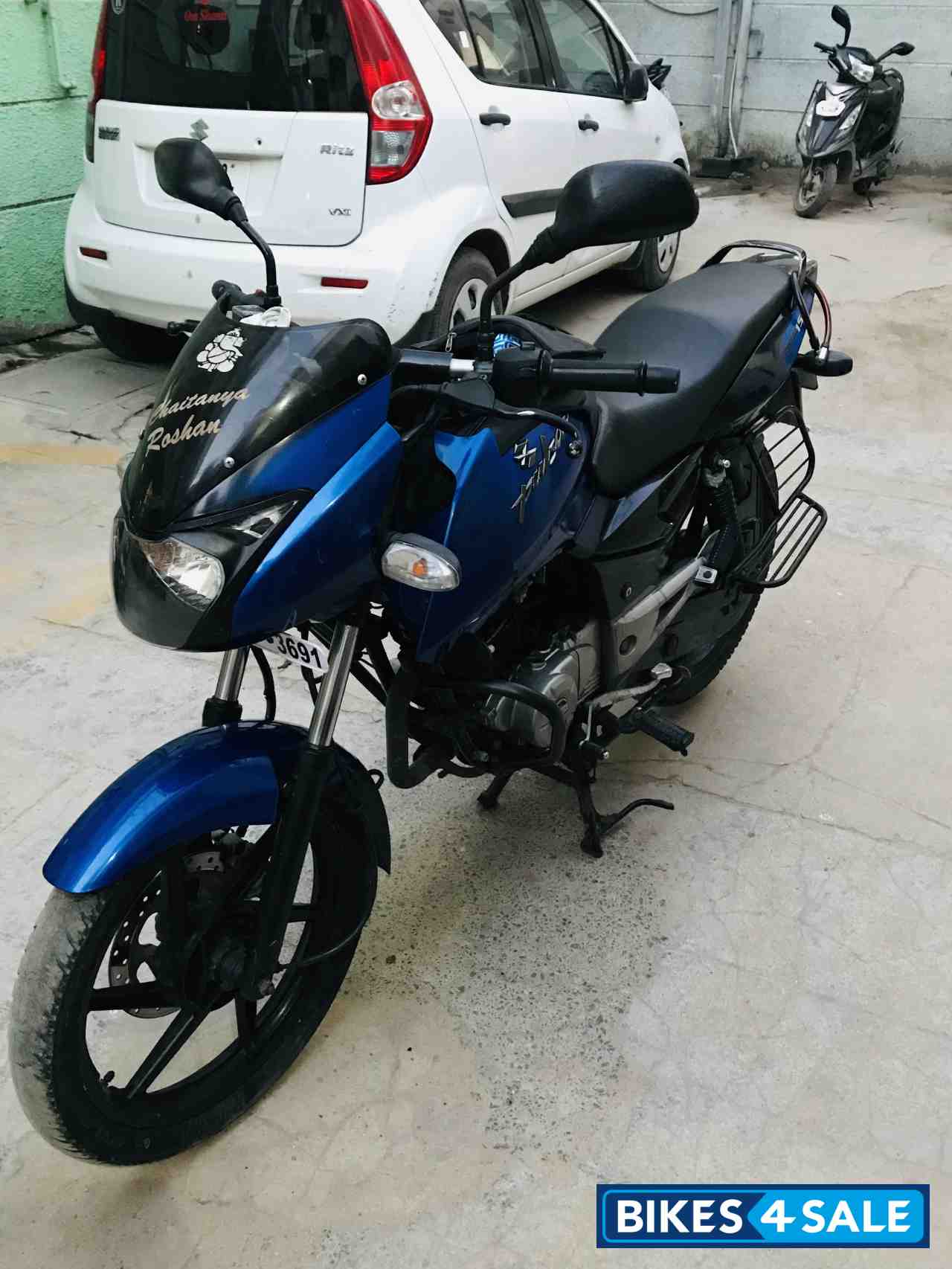 Midnight Blue Bajaj Pulsar AS 150