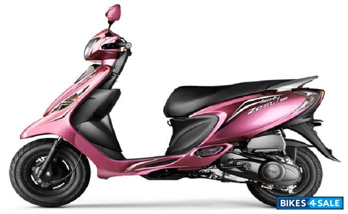 Pink TVS Scooty Zest