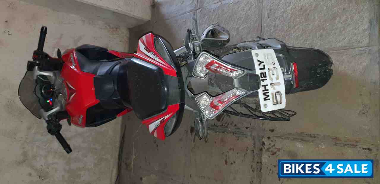 Passion Red Bajaj Pulsar RS 200 ABS