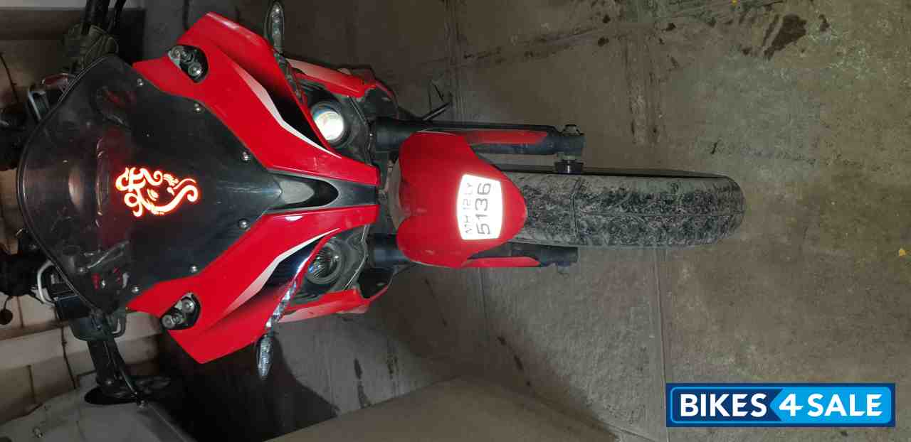 Passion Red Bajaj Pulsar RS 200 ABS