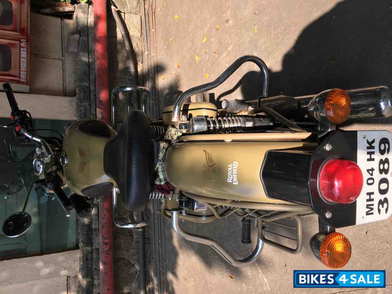 Brown Royal Enfield Classic Desert Storm