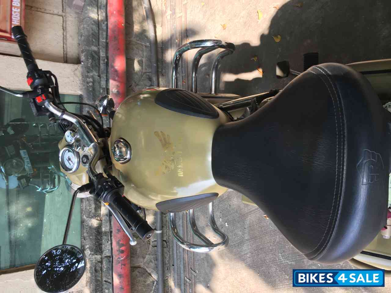 Brown Royal Enfield Classic Desert Storm