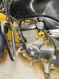 Black Honda CB Unicorn