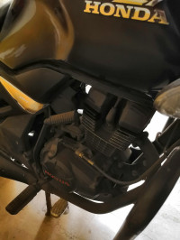 Black Honda CB Unicorn