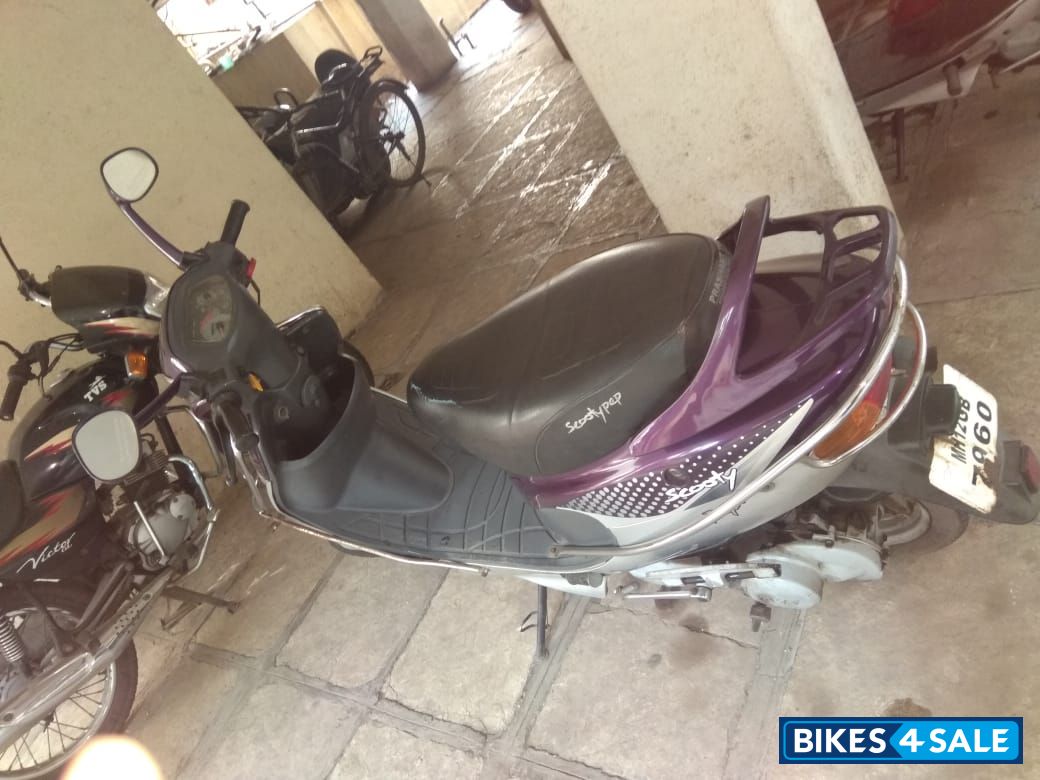 Purple TVS Scooty Pep Plus