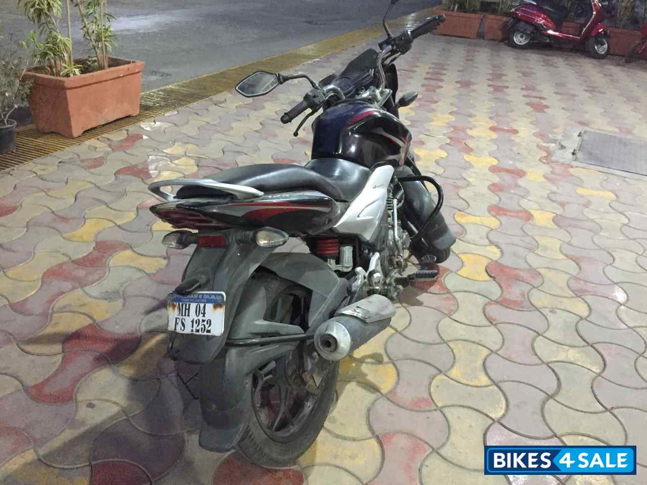 Black Red Bajaj Discover 125 ST
