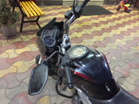 Black Red Bajaj Discover 125 ST