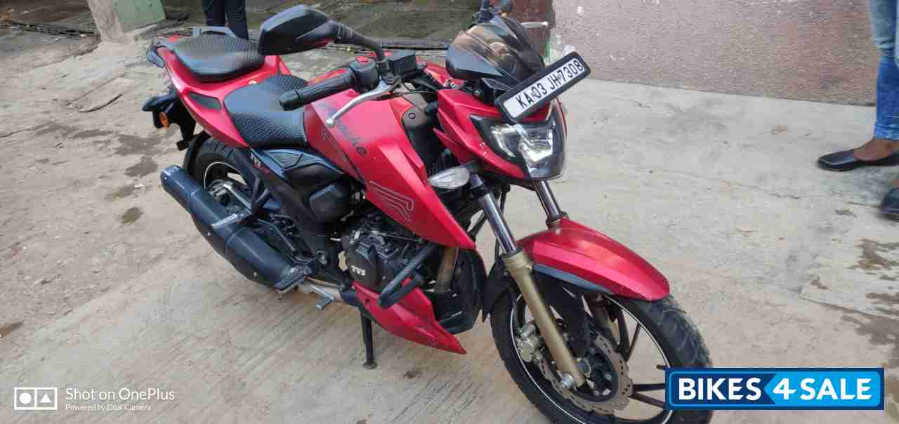Matte Red TVS Apache RTR 200 4V