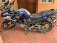 Blue Yamaha Fazer
