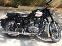 Black With Limited Edition Whi Royal Enfield Classic 500