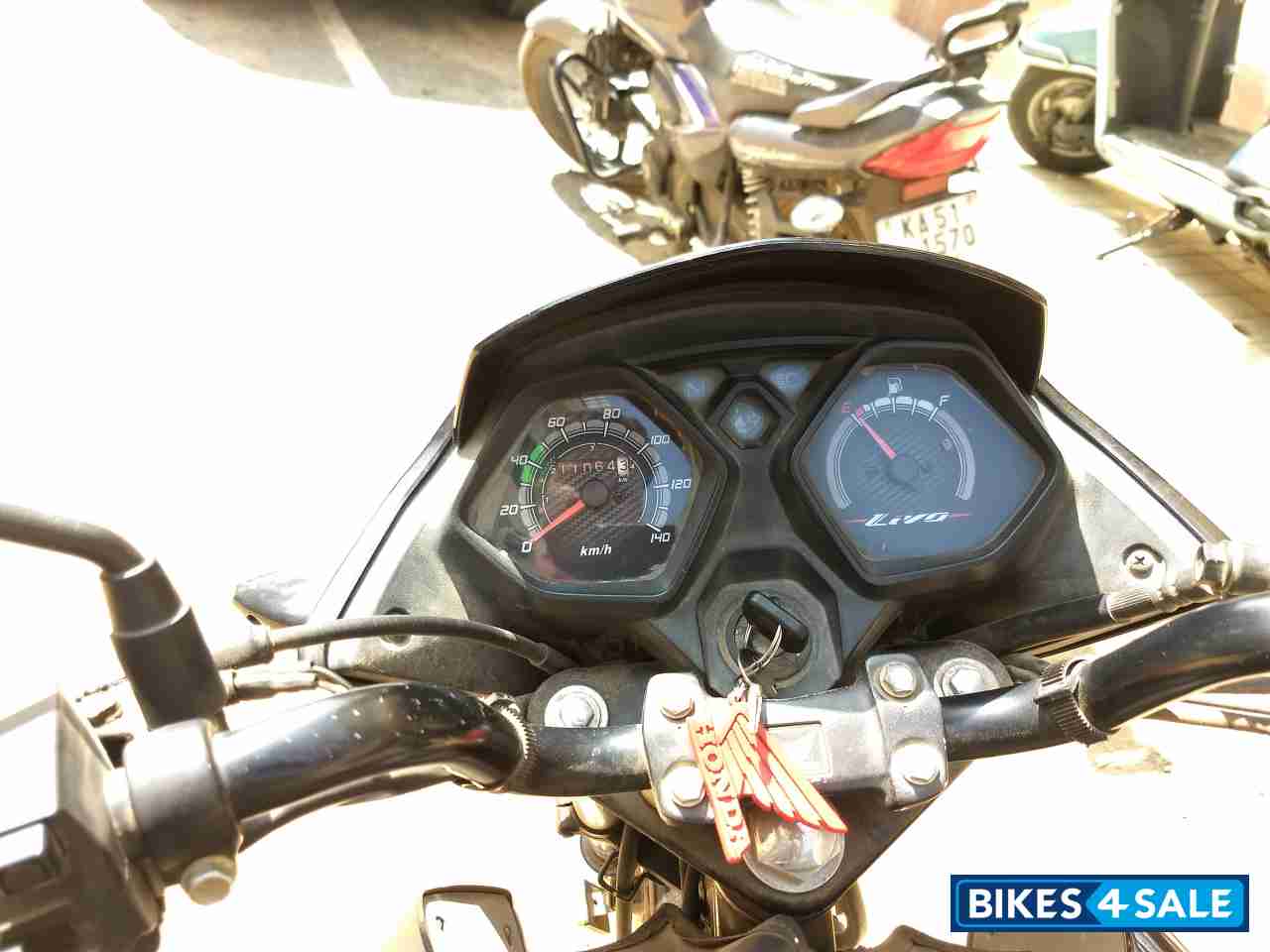 Black Honda Livo 110