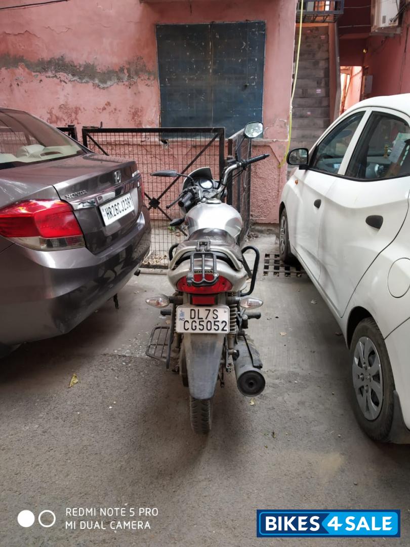 Silver Grey Honda CB Shine