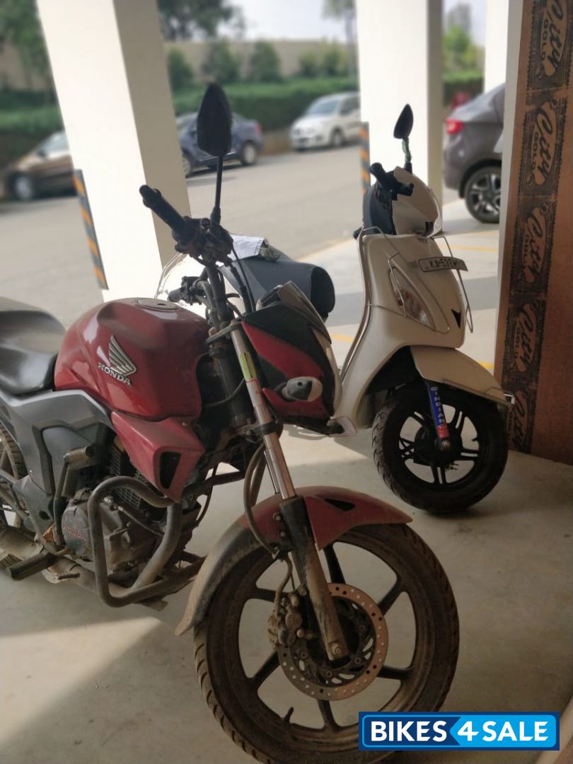 Red Honda CB Trigger