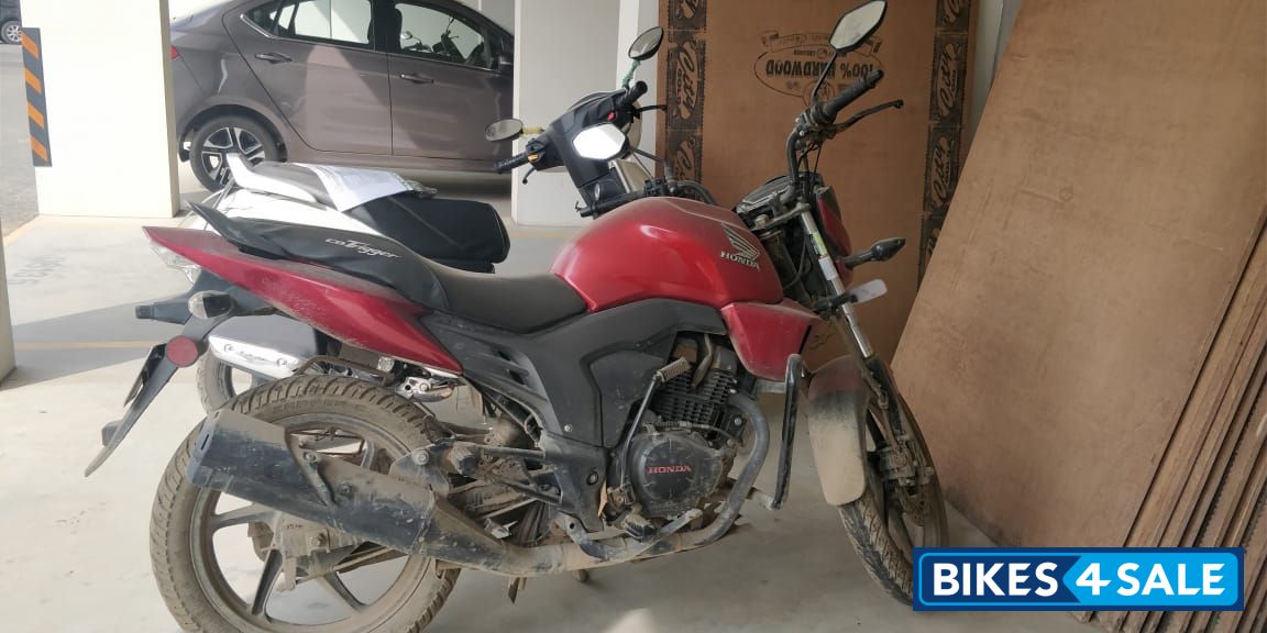 Red Honda CB Trigger