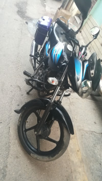 Black And Blue Bajaj Discover 100