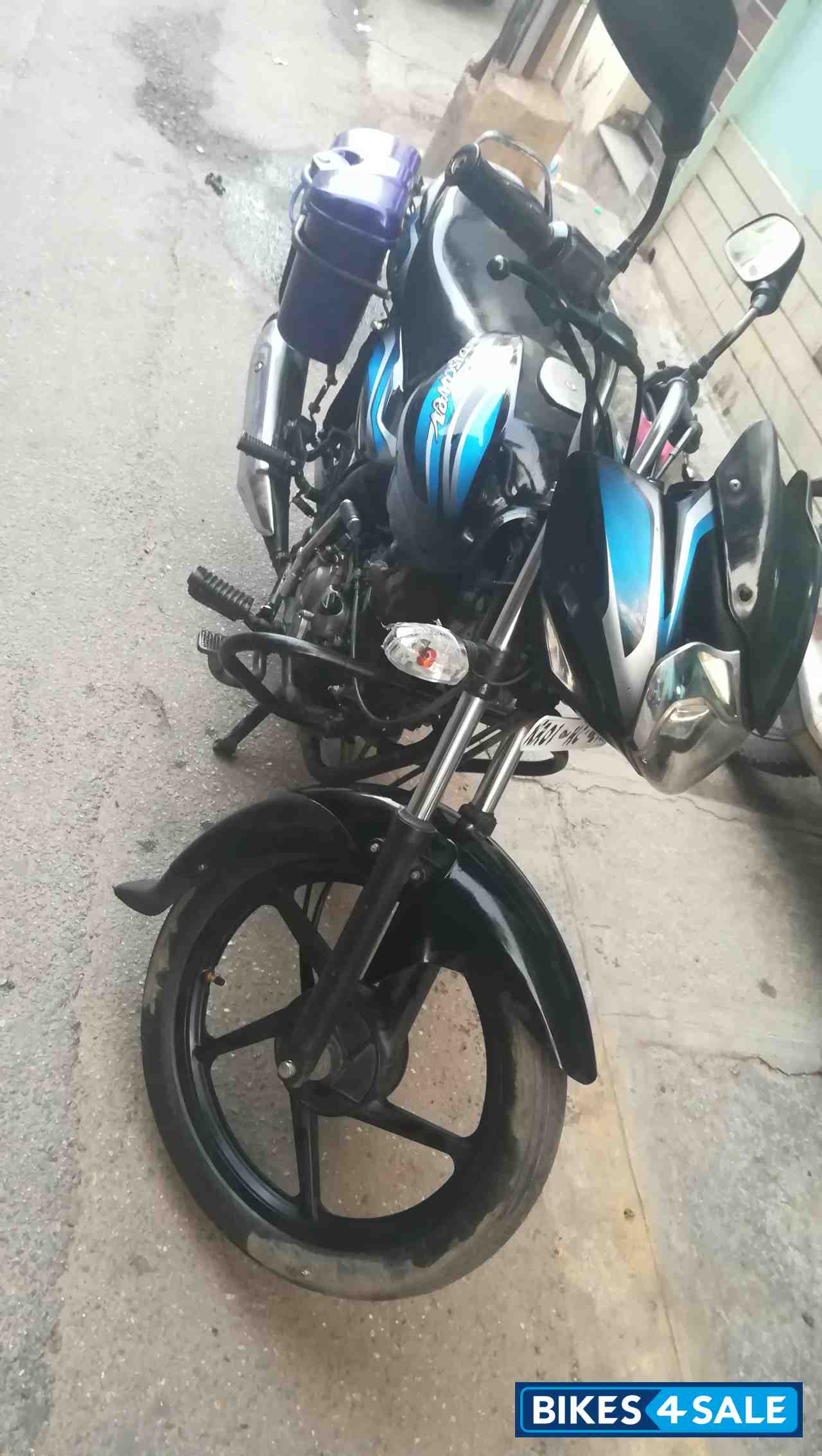 Black And Blue Bajaj Discover 100
