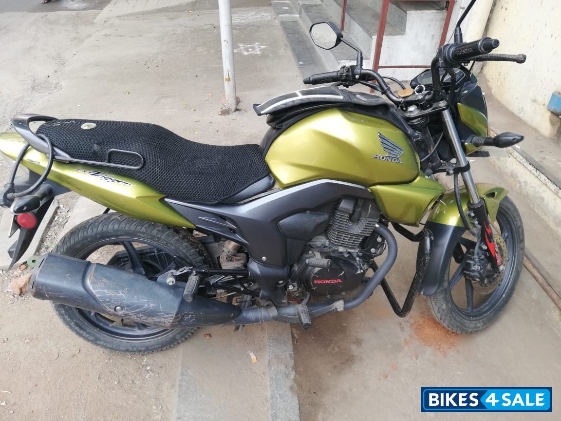 Yellow Green Honda CB Trigger