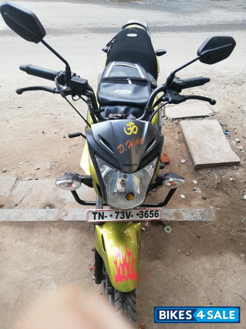 Yellow Green Honda CB Trigger