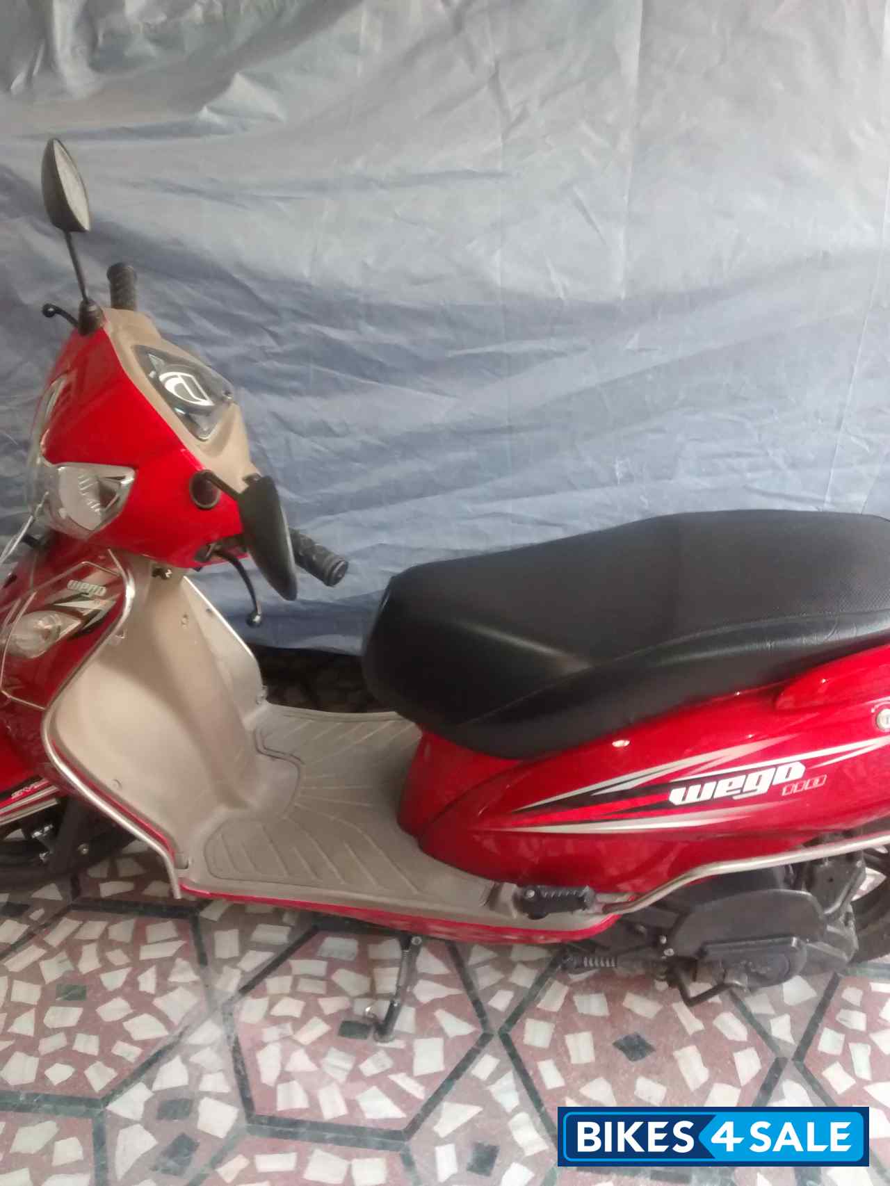 Red With Meroon TVS Wego