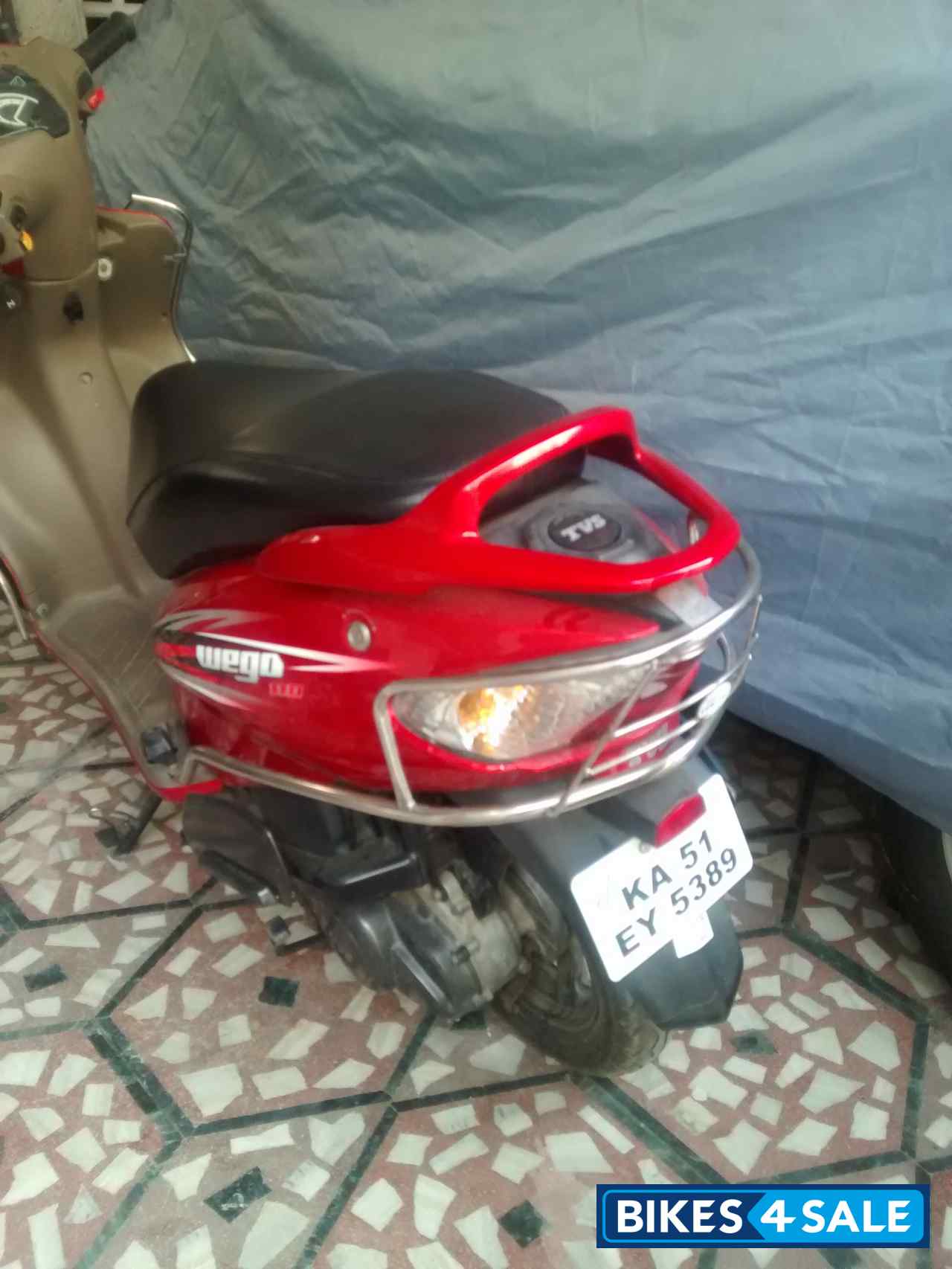 Red With Meroon TVS Wego