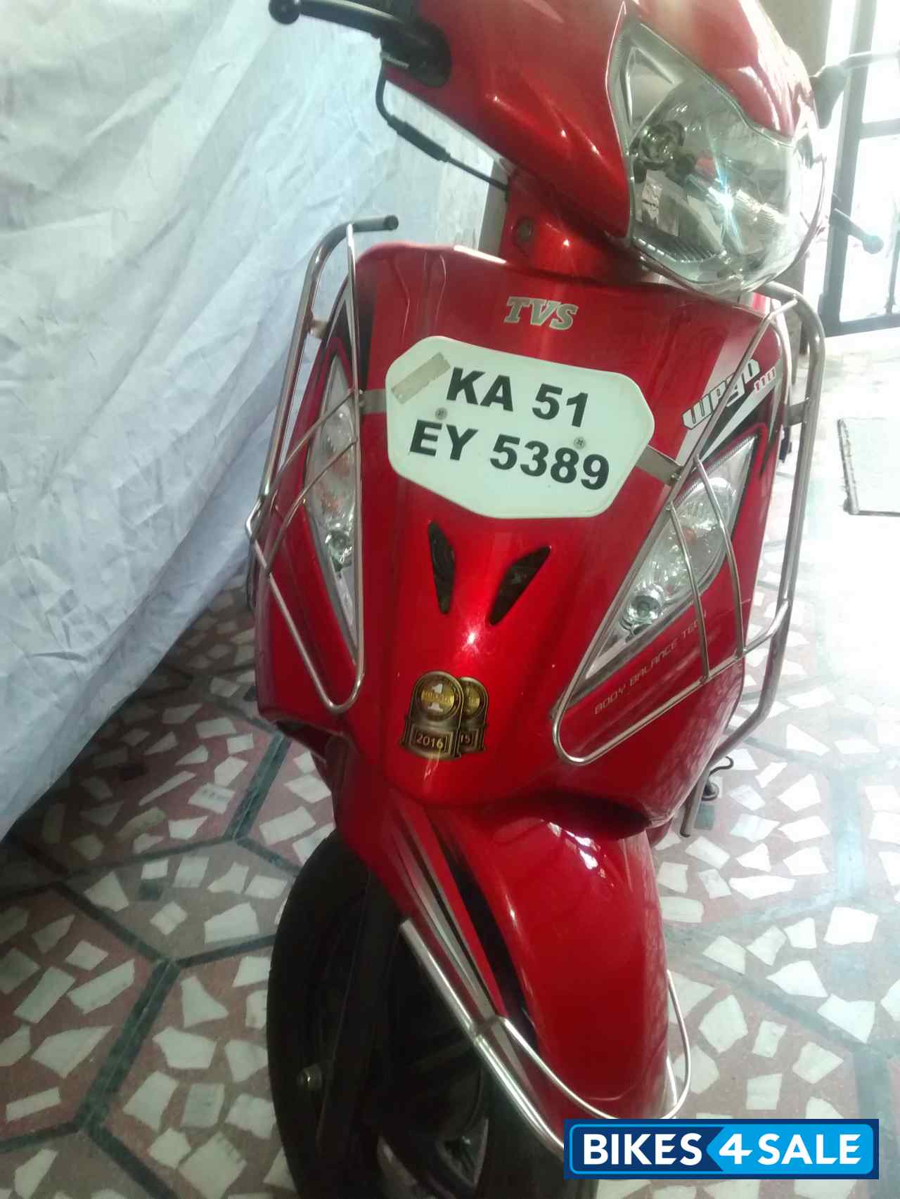 Red With Meroon TVS Wego