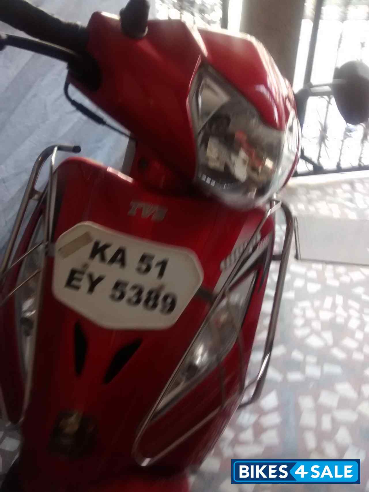 Red With Meroon TVS Wego