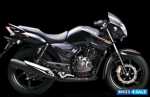 Black TVS Apache RTR 160