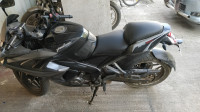 Black And Grey Bajaj Pulsar RS 200