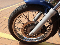 Blue Royal Enfield Thunderbird 350