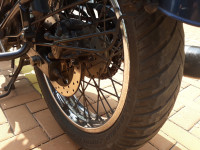 Blue Royal Enfield Thunderbird 350