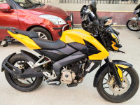 Mustard Yellow Bajaj Pulsar 200 NS