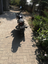 Black Red Bajaj Discover 100T