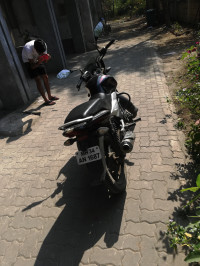 Black Red Bajaj Discover 100T