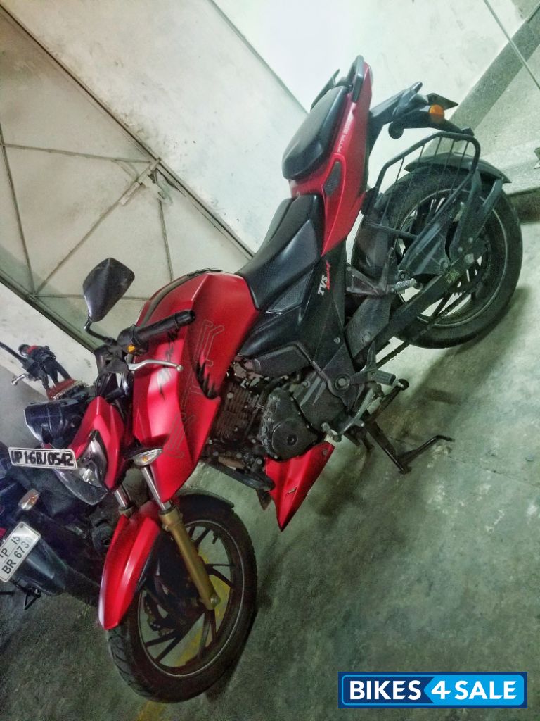 Matte Red TVS Apache RTR 200 4V