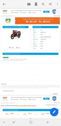 Matte Red TVS Apache RTR 200 4V