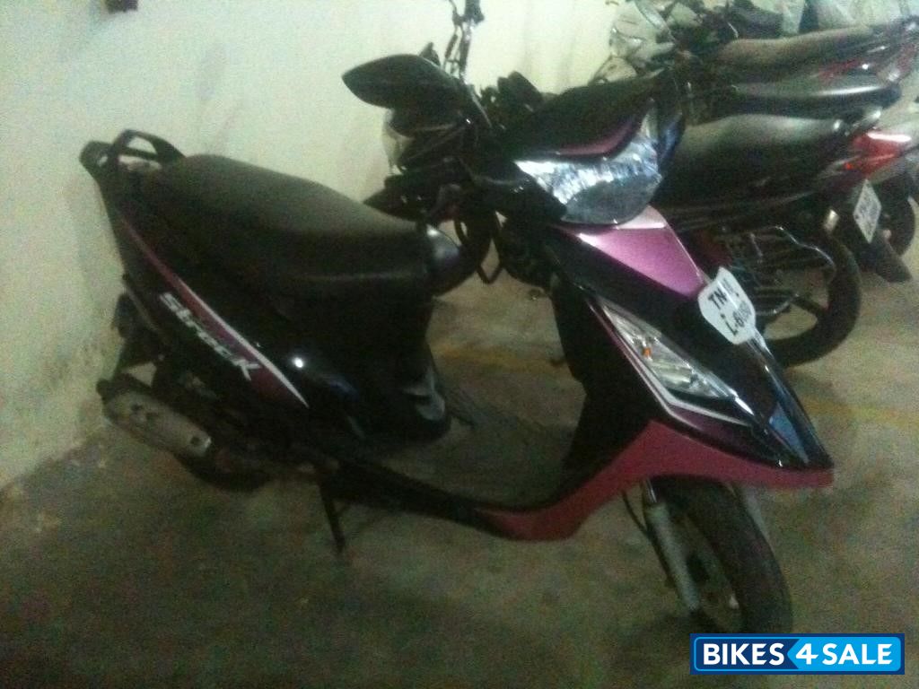 Black TVS Scooty Streak