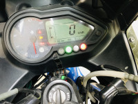 Blue And Black Bajaj Pulsar 220 DTSi