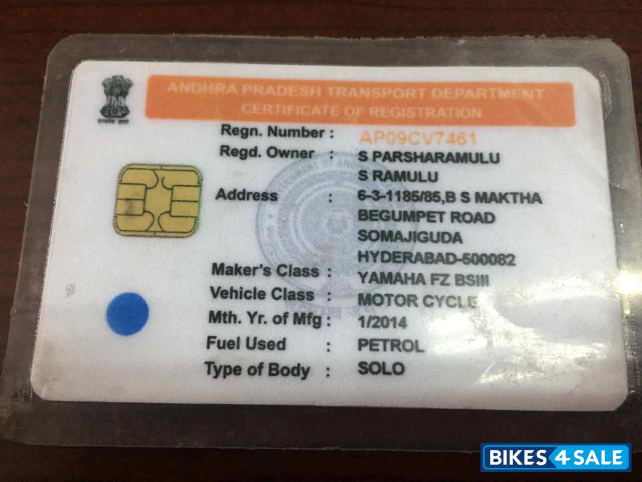 Army Green Yamaha FZ-S