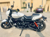 White Harley Davidson Street Rod